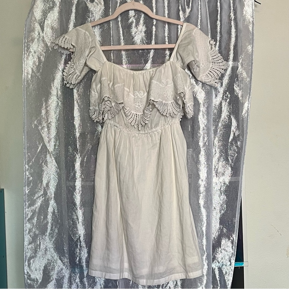 White Lace Rip Curl Dress
